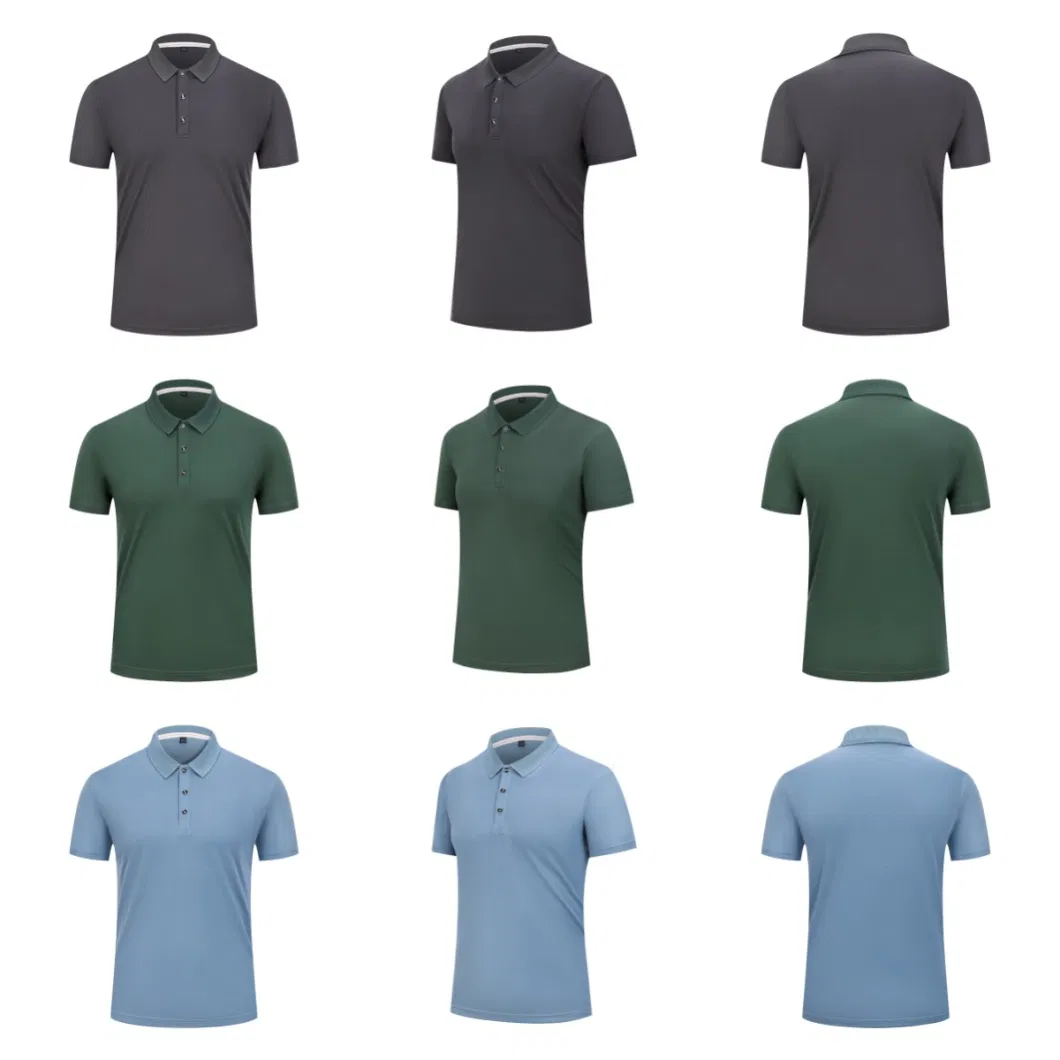 Balnk DTG Custom Sublimation Printed 100 Polyester Wholesale Golf Plain Customized Dry Fit Premium Mens T Shirt Design Printing