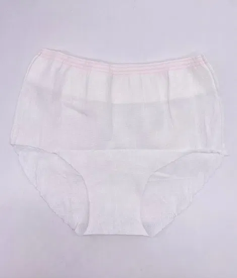 High Quality SPA Postpartum Women Massage Traveller Cotton Disposable Underwear for Kids Ladies Maternity Disposable Underwear